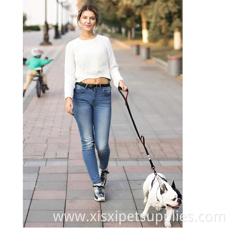 6ft Red Rope Slip Foam handle Dog Leash for Running and Training